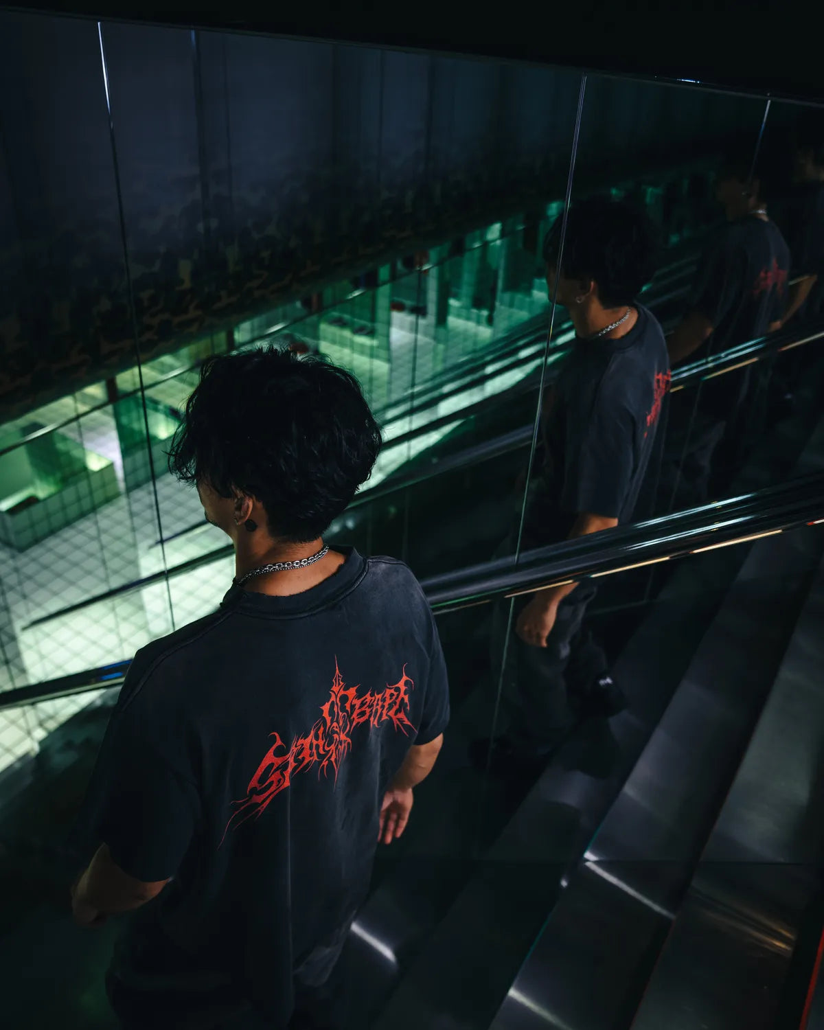 ©︎SAINT Mxxxxxx × A BATHING APE® / BEPA_SS TEE_SAINT BAPE (SM-HR1-0000-C37)