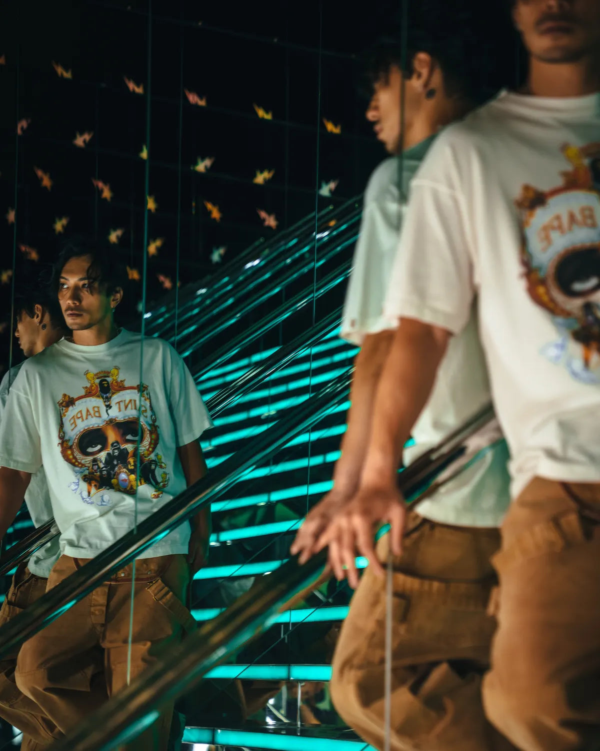 ©︎SAINT Mxxxxxx × A BATHING APE® / BAPE_SS TEE_GENERATION (SM-HR1-0000-C36)