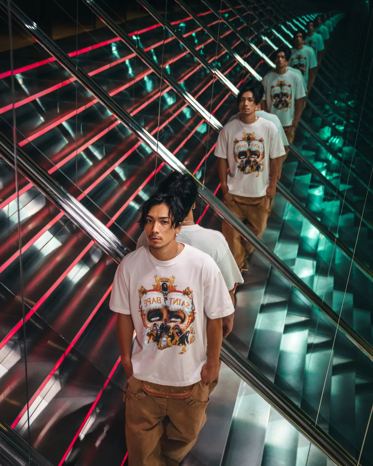 ©︎SAINT Mxxxxxx × A BATHING APE® / BAPE_SS TEE_GENERATION (SM-HR1-0000-C36)