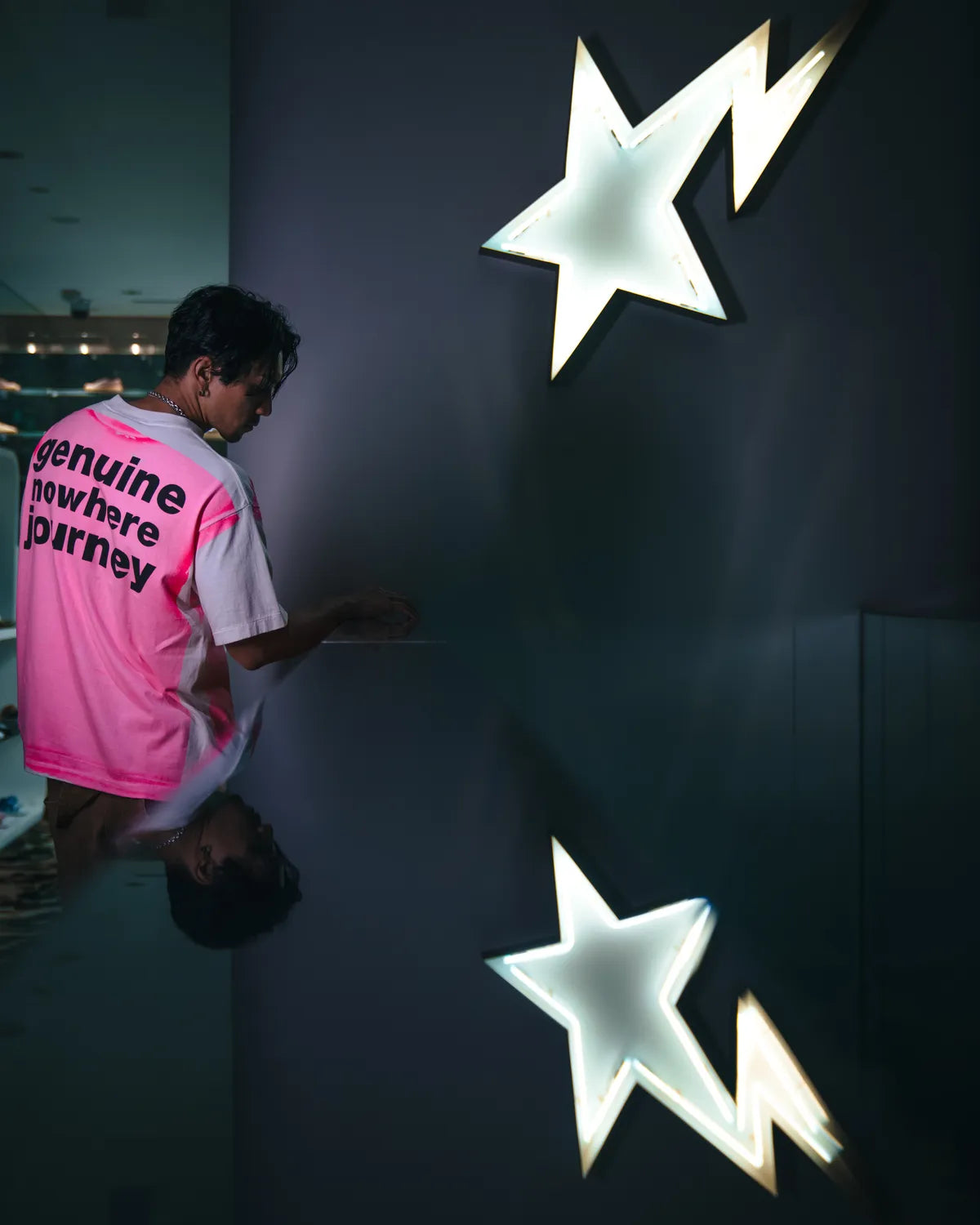 ©︎SAINT Mxxxxxx × A BATHING APE® / BEPA_SS TEE_HANDPRINT (SM-HR1-0000-C33)