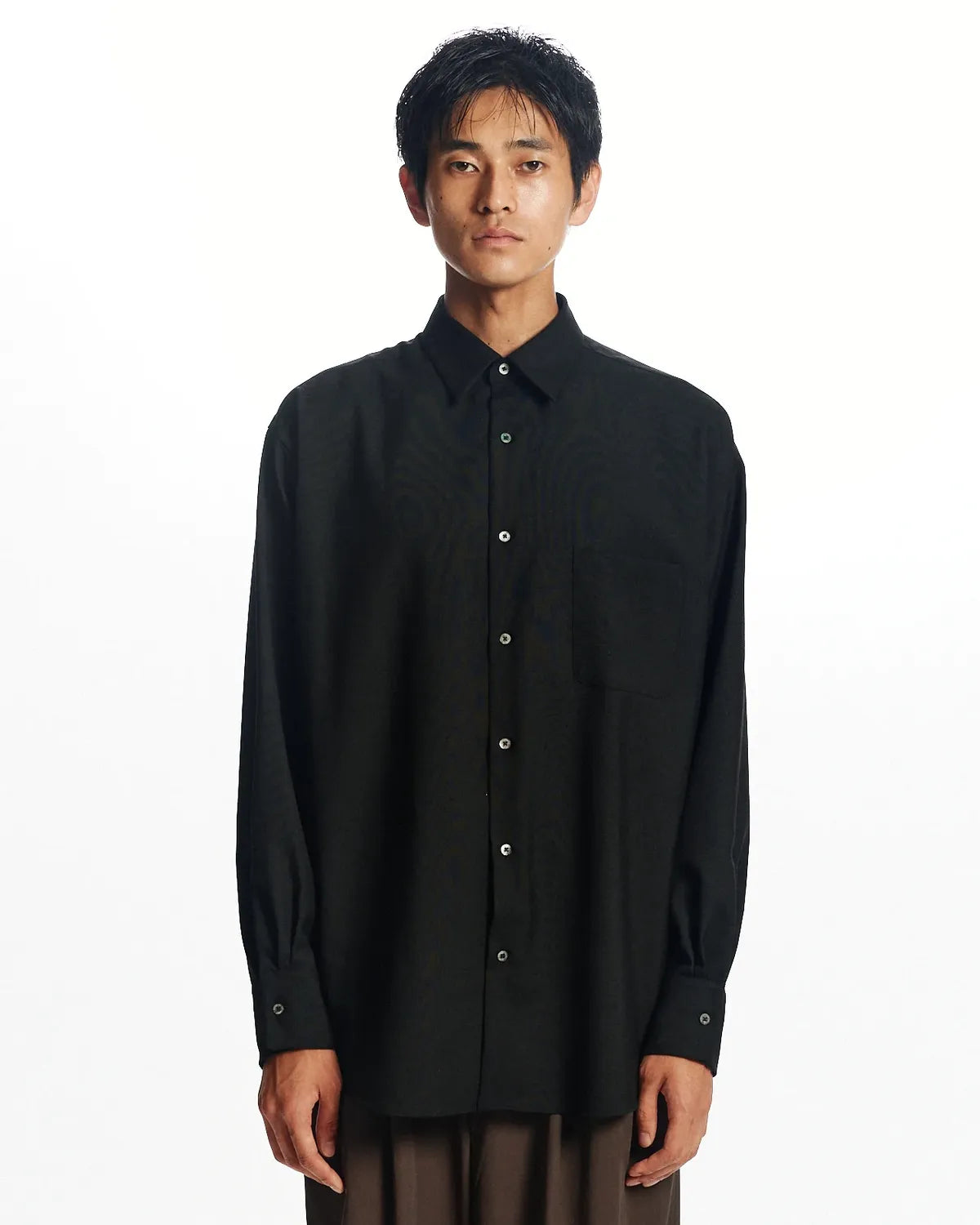 MARKAWARE / Organic Wool 2/80 Tropical Comfort Fit Shirt (A26A15SH01C)