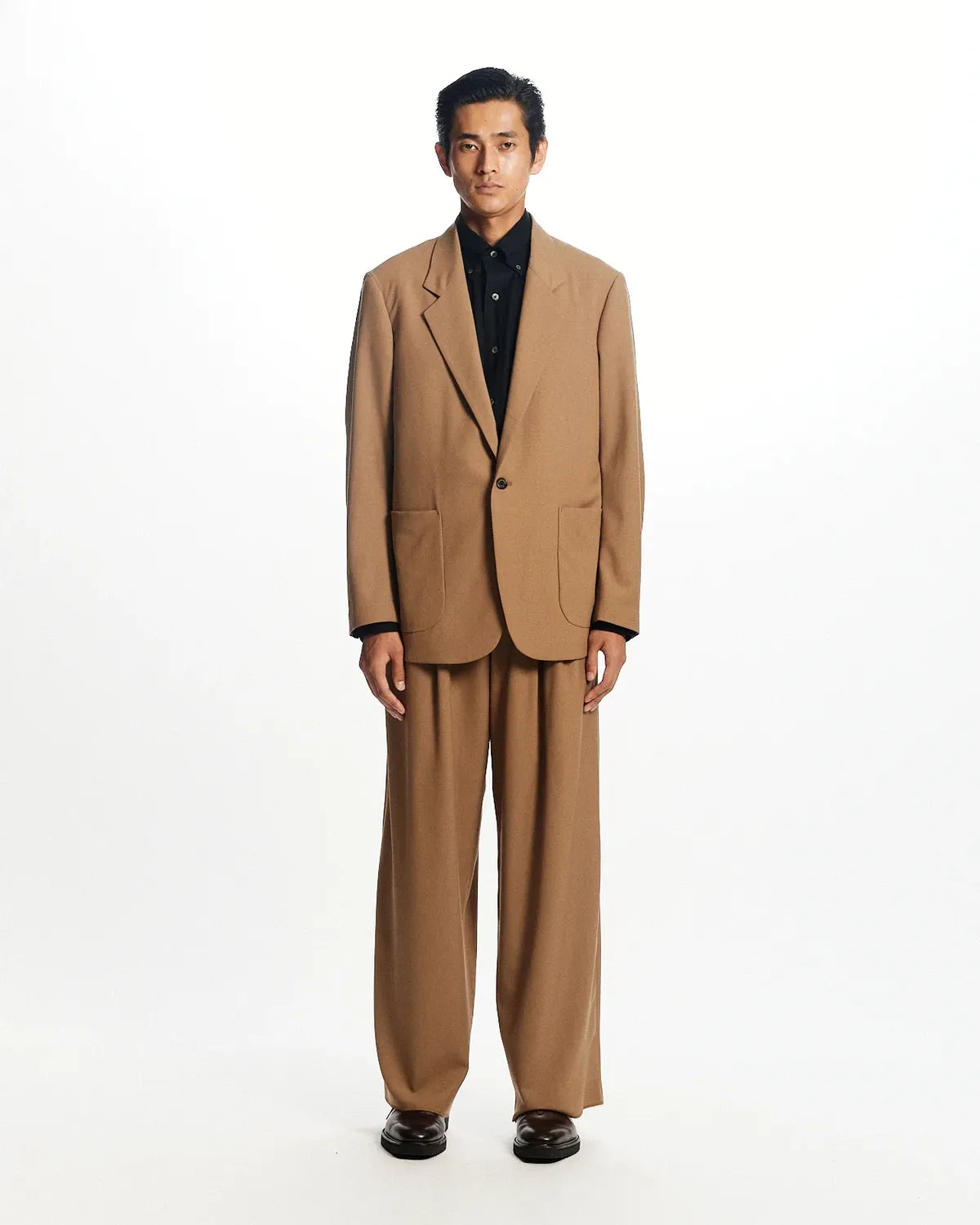 MARKAWARE / Survival Cloth® Tropical Triple Pleated Wide Trousers (A26A03PT02C)