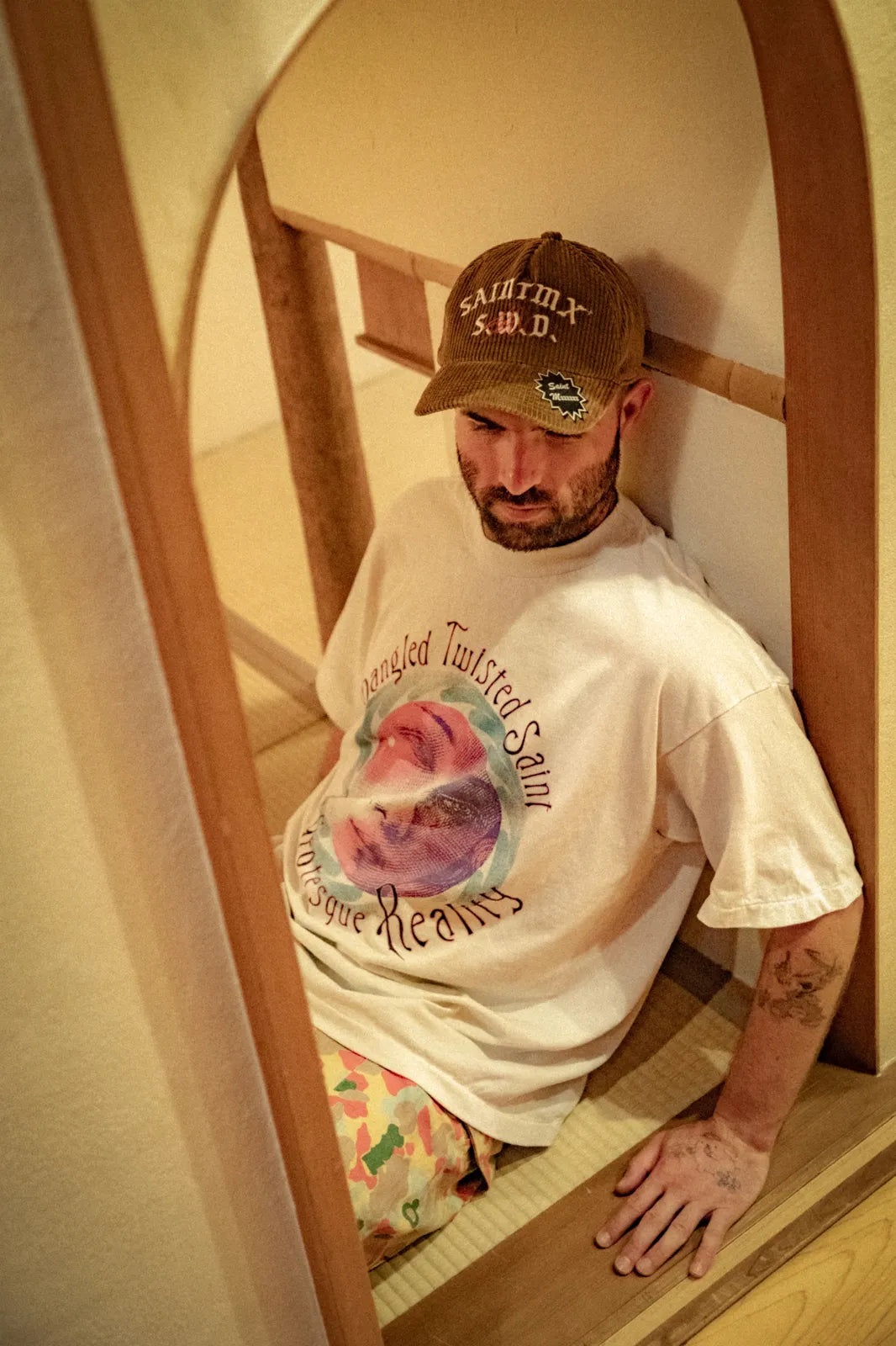 ©︎SAINT Mxxxxxx × SWJP / SW_CORDUROY CAP / SAINT SW (SM-MK8-0000-C13)