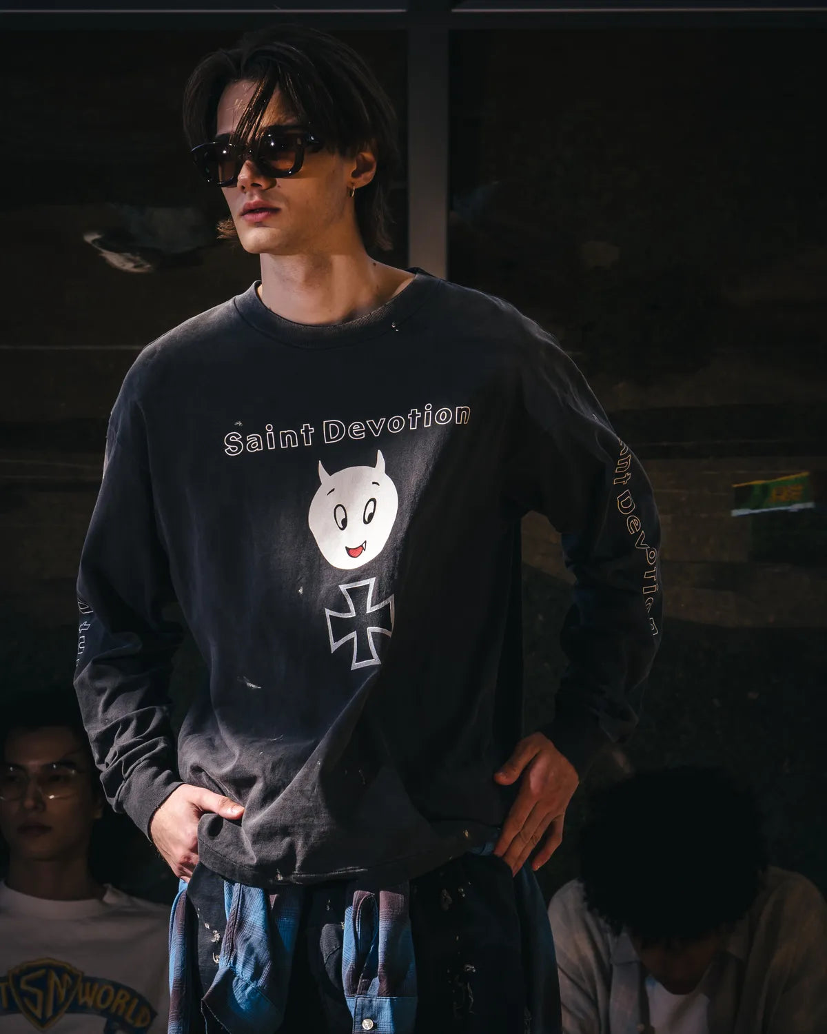 ©︎SAINT Mxxxxxx / LS T-SHIRT / SAINT DEVOTION (SM-MK8-0000-027)