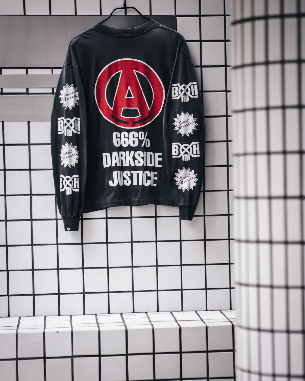 ©︎SAINT Mxxxxxx × BOUNTY HUNTER / BH_LS T-SHIRT / SAINTY HUNTER (SM-MK8-0000-C31)