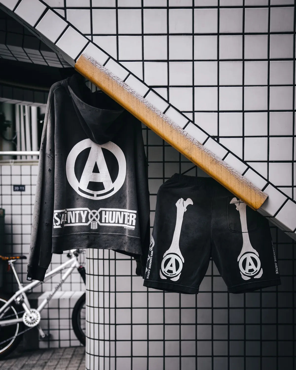 ©︎SAINT Mxxxxxx × BOUNTY HUNTER / BH_ZIP HOODIE / SNT HUNTER (SM-MK8-0000-C32)