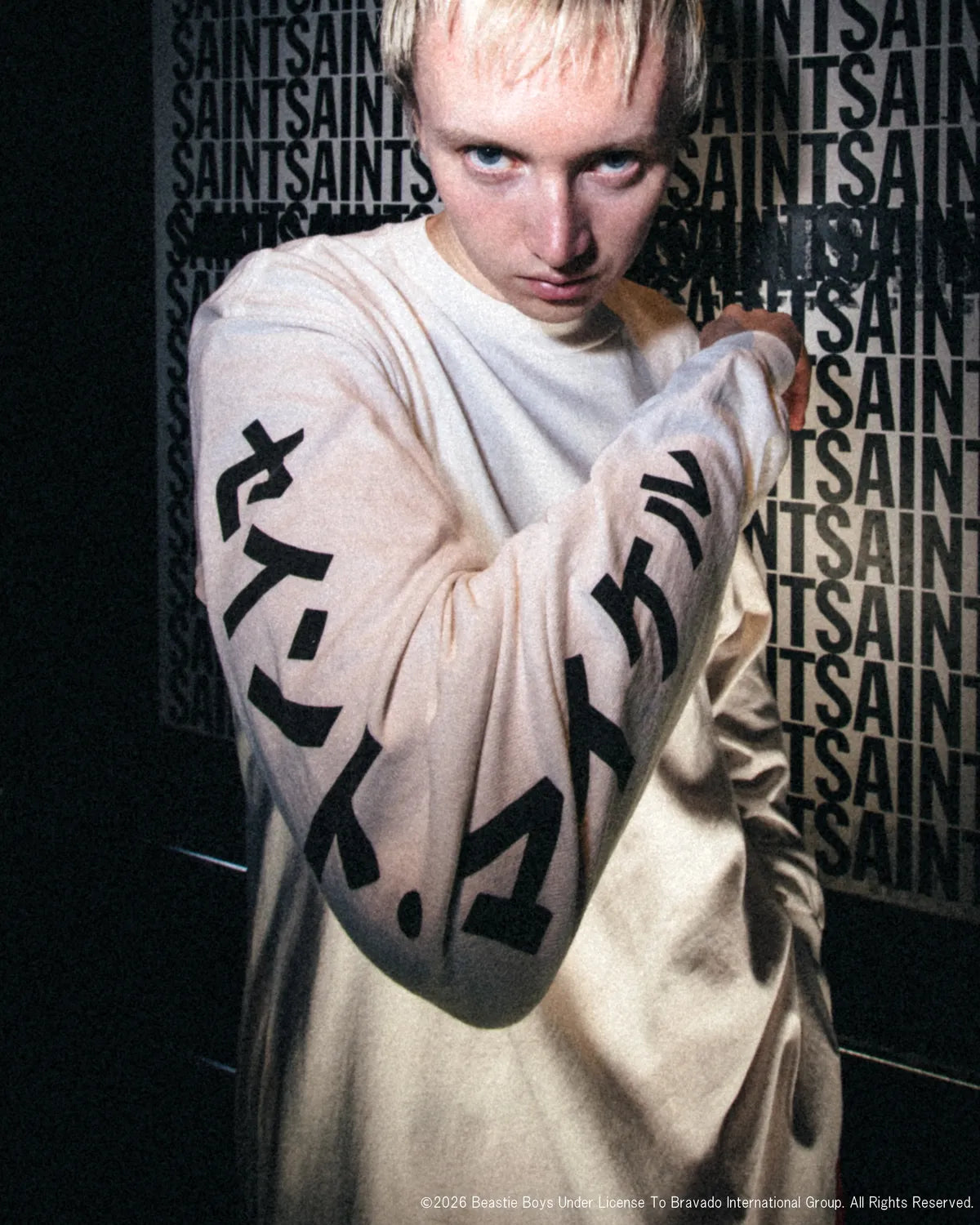 ©︎SAINT Mxxxxxx × Beastie Boys / BTB_LS T-SHIRT / BEASTIEBOYS (SM-MK8-0000-C24)