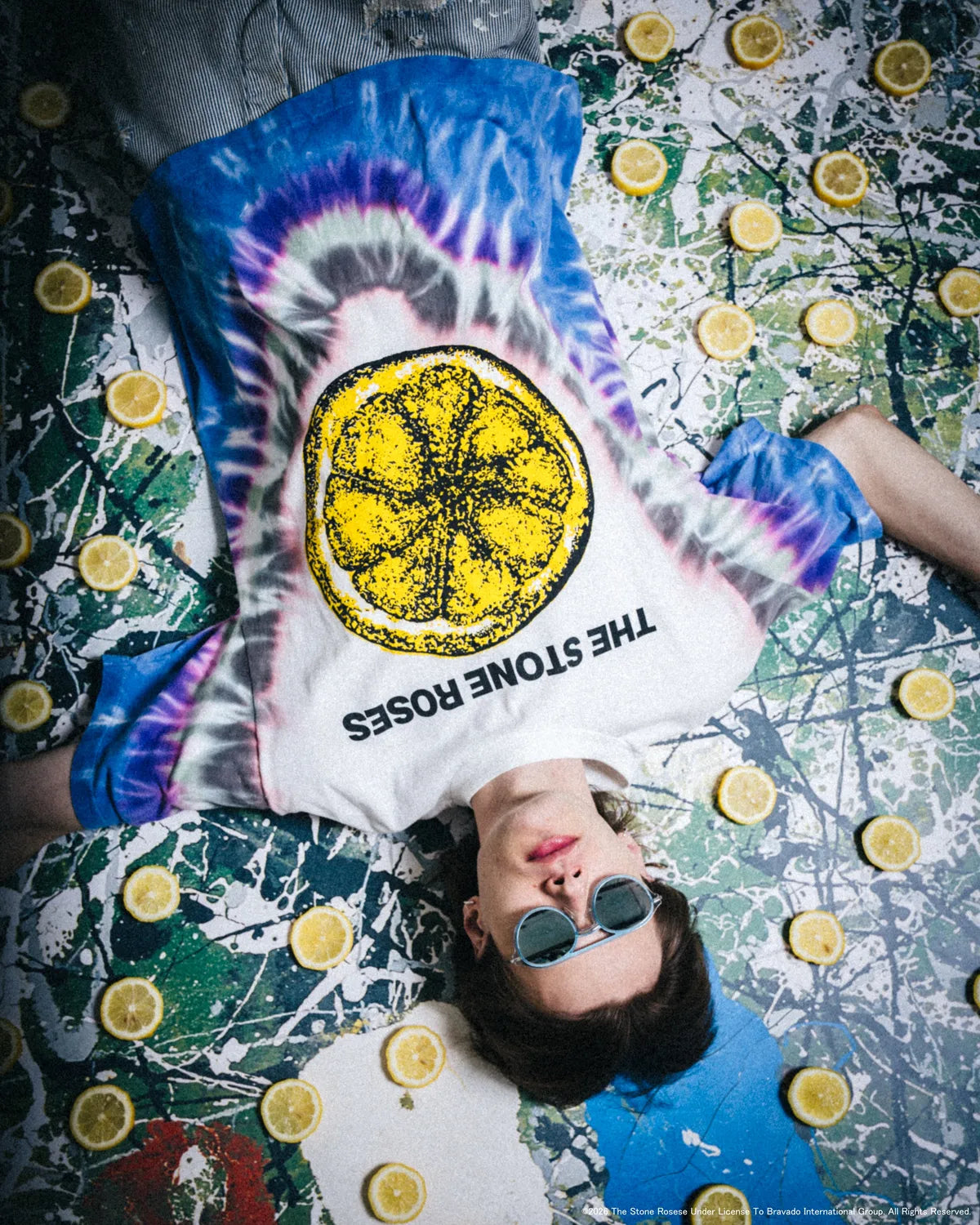 ©︎SAINT Mxxxxxx × THE STONE ROSES / TSR_SS T-SHIRT / LEMON (SM-MK8-0000-C76)