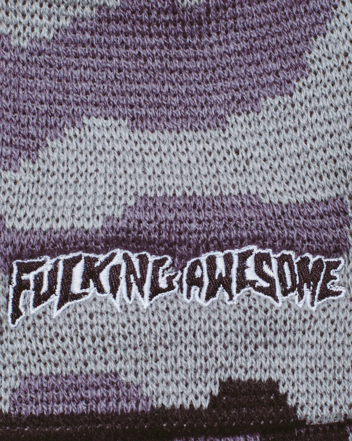FUCKING AWESOME / Embroidered Stamp Logo Skully Beanie