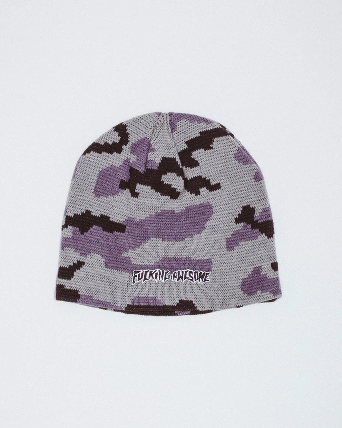 FUCKING AWESOME / Embroidered Stamp Logo Skully Beanie
