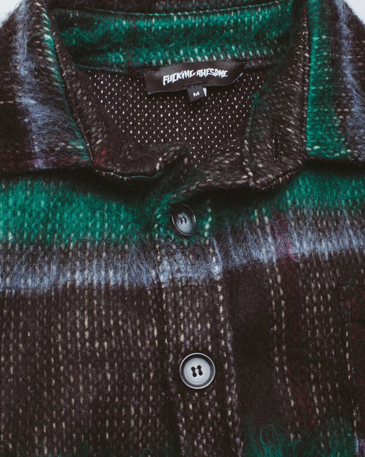 FUCKING AWESOME / Color Wash Oversized Flannel