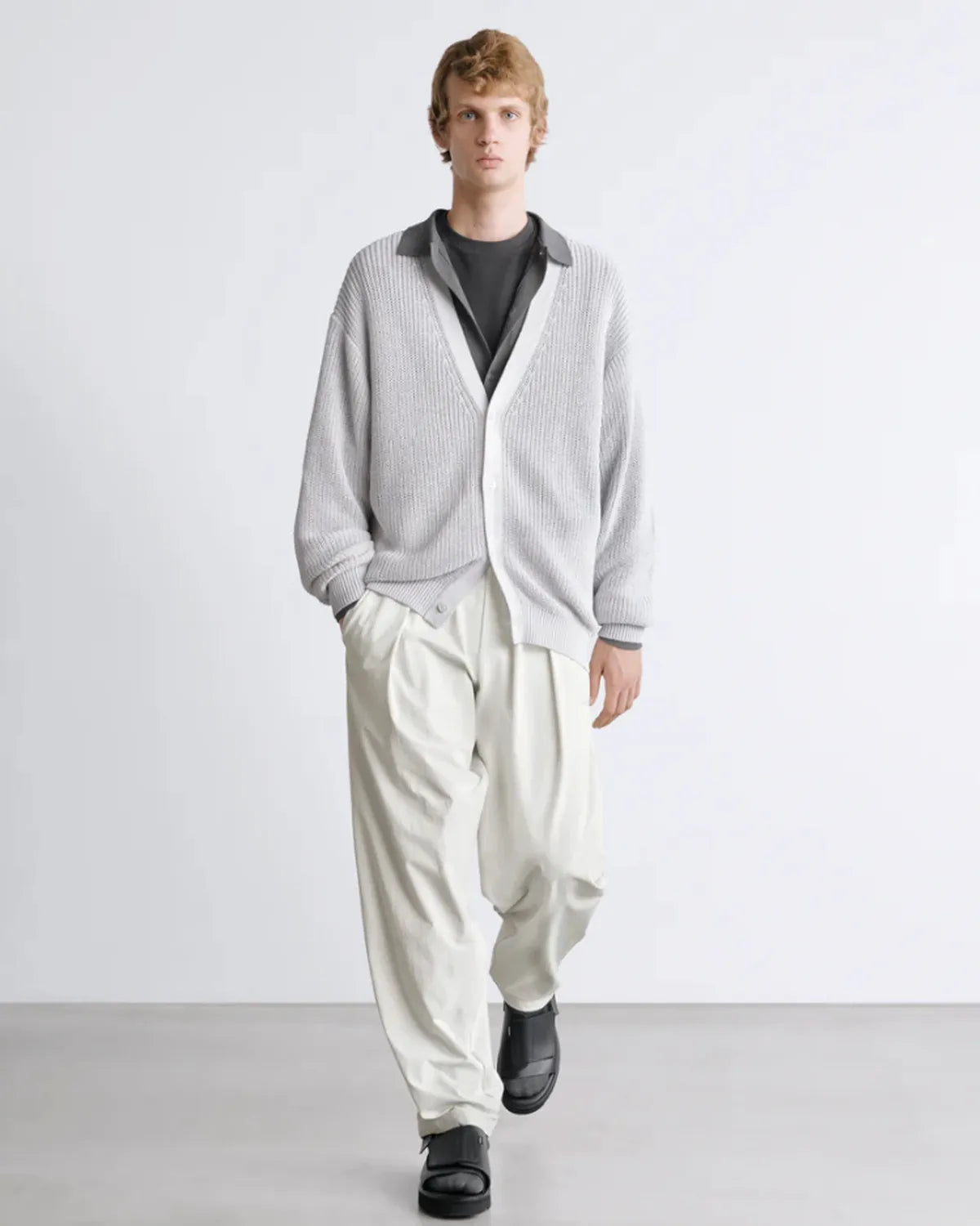 Graphpaper / Suvin High Gauge Knit Oversized L/S Shirt (GU261-80263C)