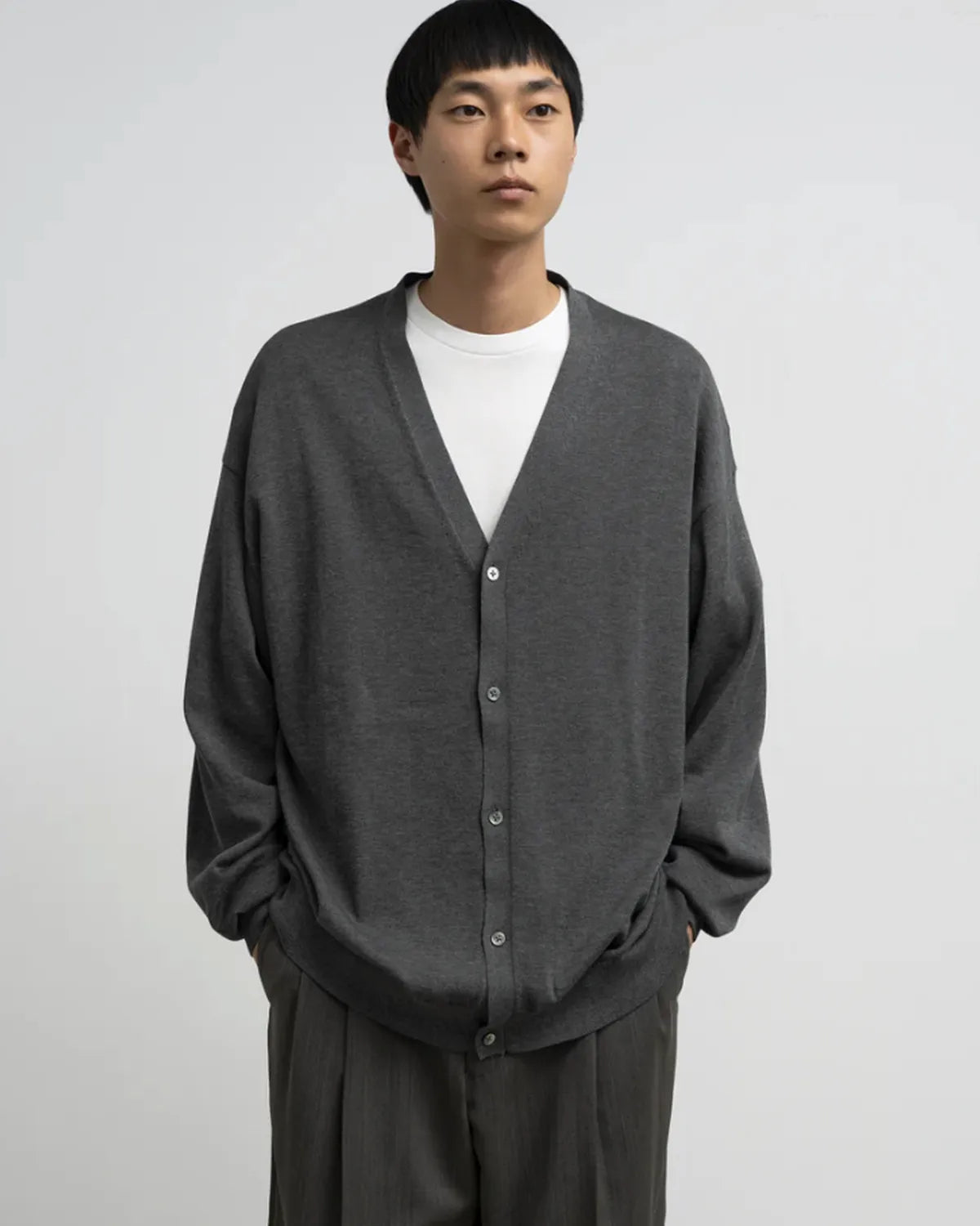 Graphpaper / Suvin High Gauge Knit Cardigan (GU261-80261C)