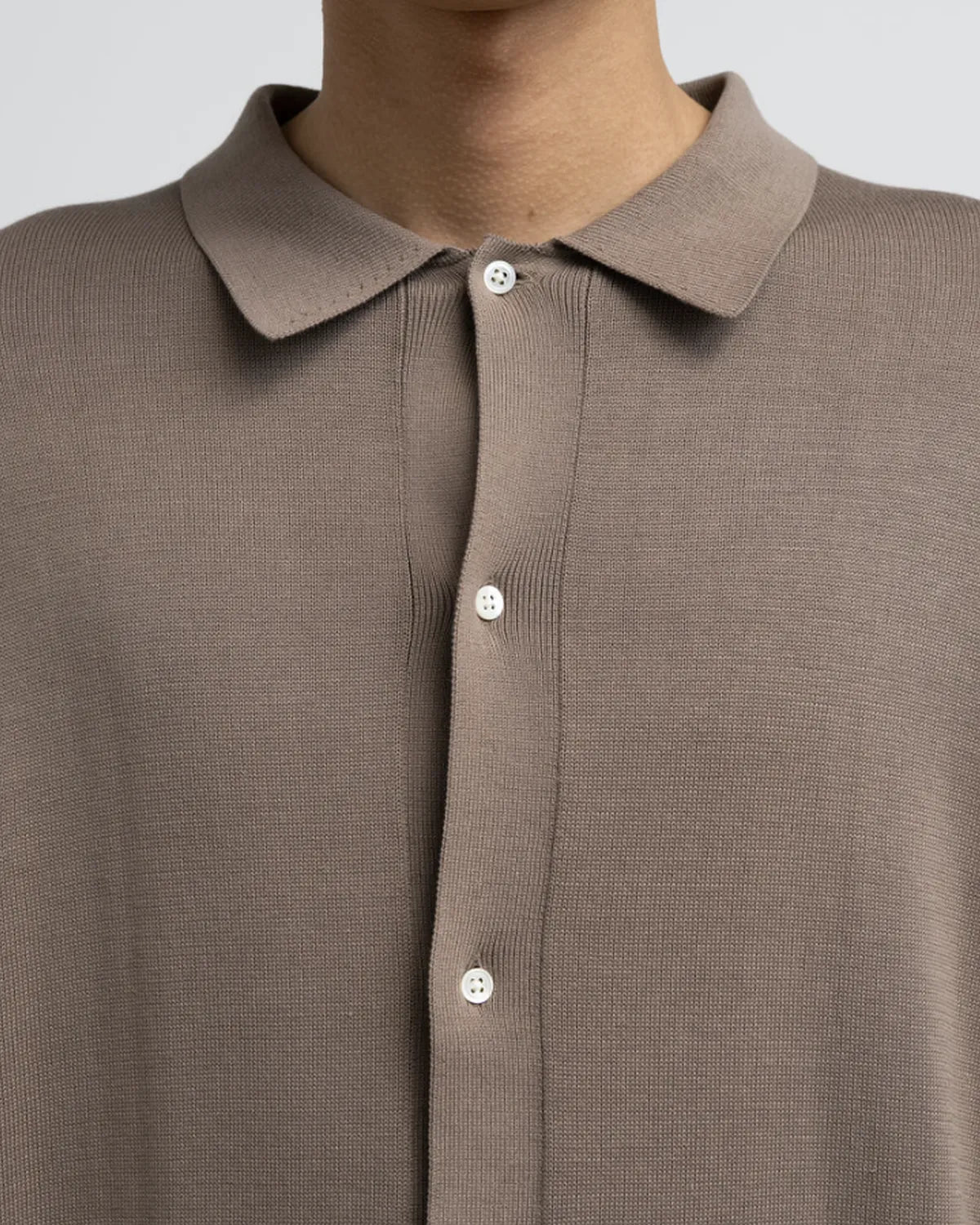 Graphpaper / Suvin High Gauge Knit Oversized L/S Shirt (GU261-80263C)