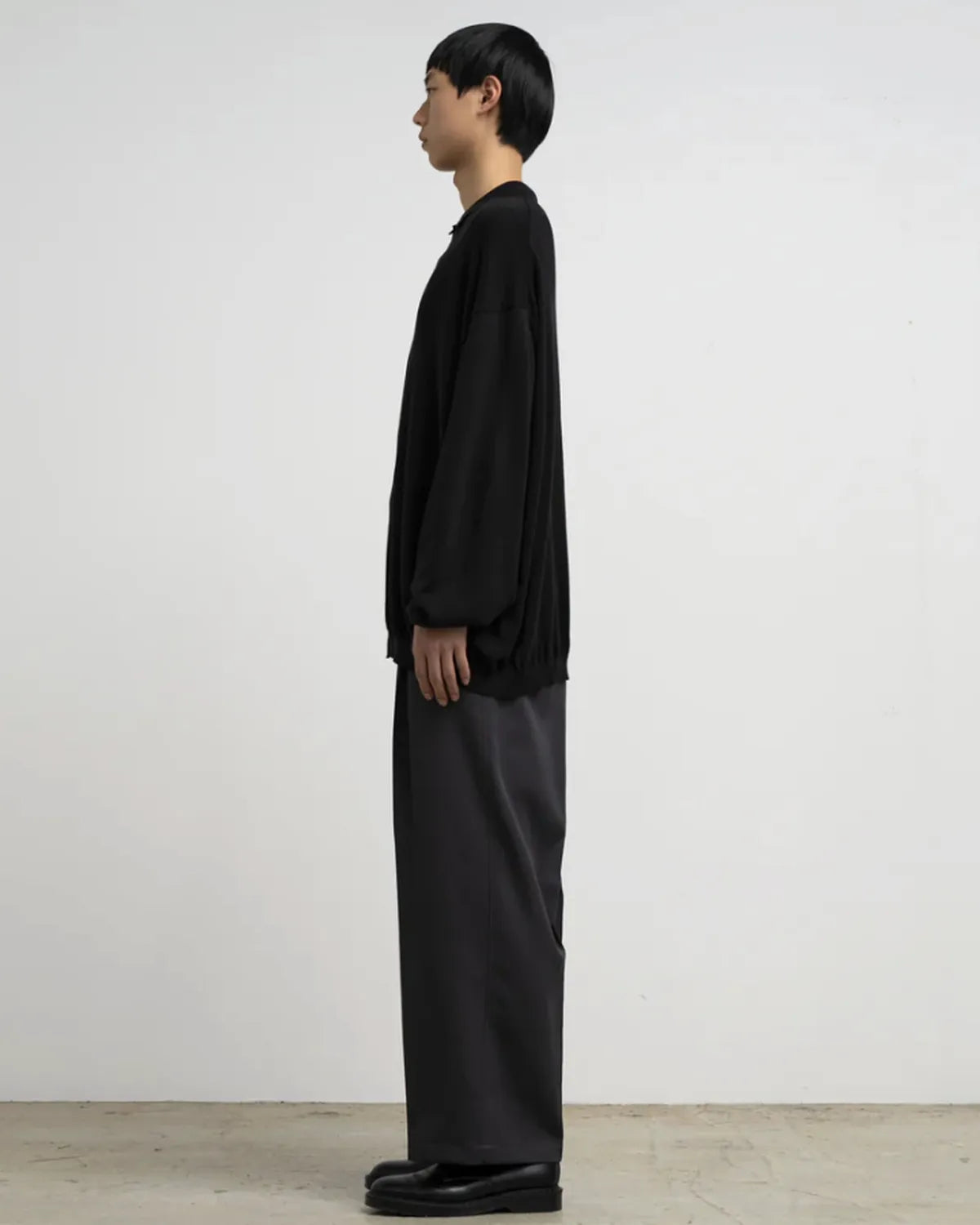 Graphpaper / Suvin High Gauge Knit Oversized L/S Shirt (GU261-80263B)