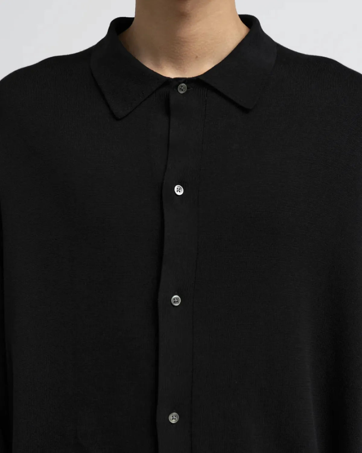 Graphpaper / Suvin High Gauge Knit Oversized L/S Shirt (GU261-80263B)