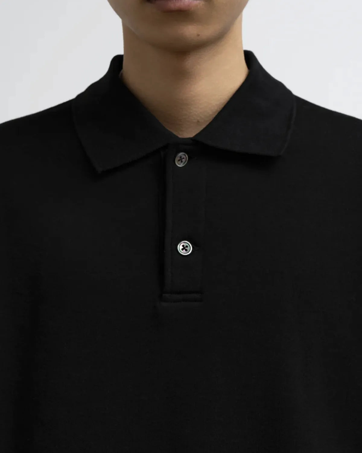 Graphpaper / AZUMA Terry Pullover Polo Sweat (GU261-70243B)