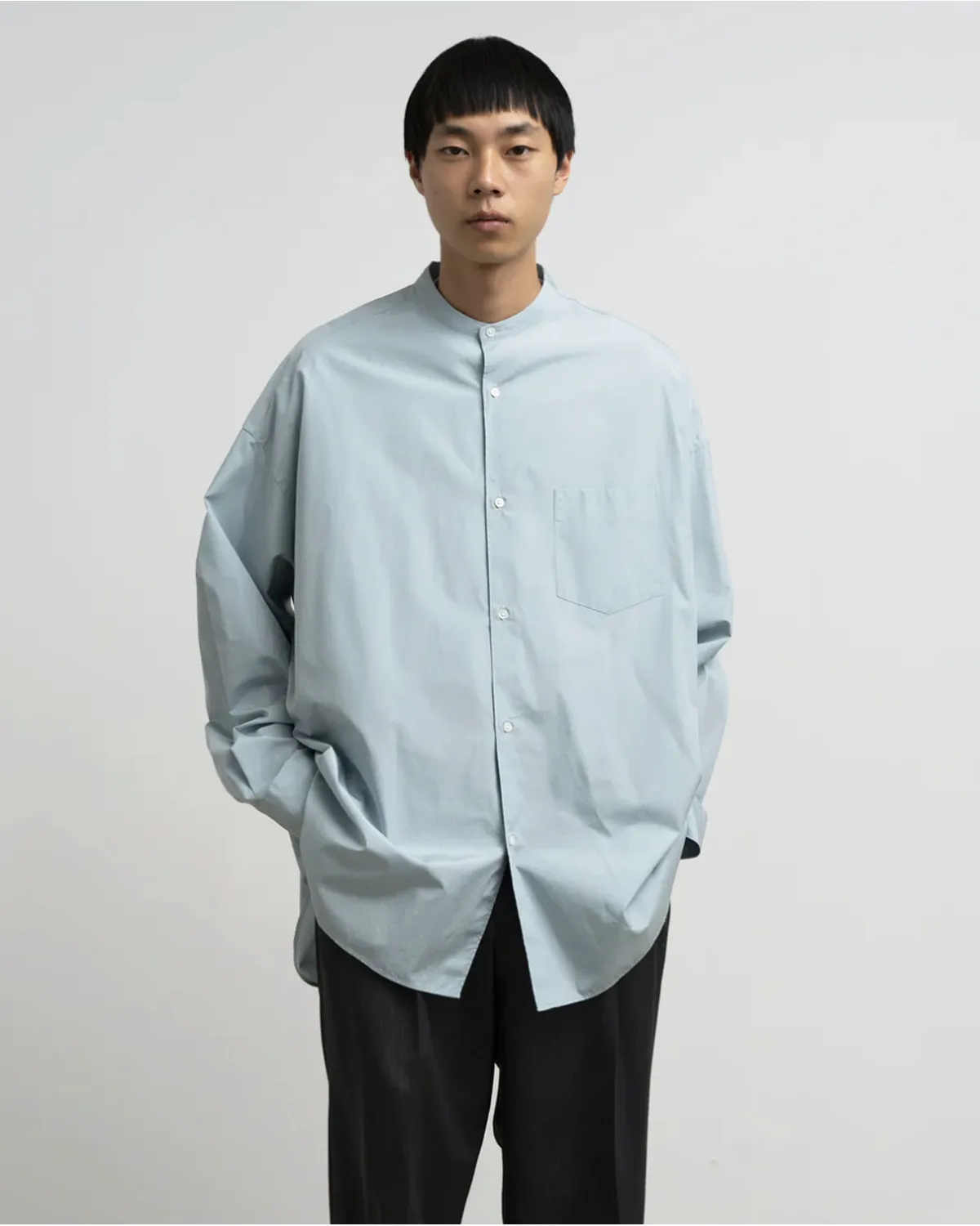 Graphpaper / ALUMO for GP L/S Oversized Band Collar Shirt (GM261-50223)