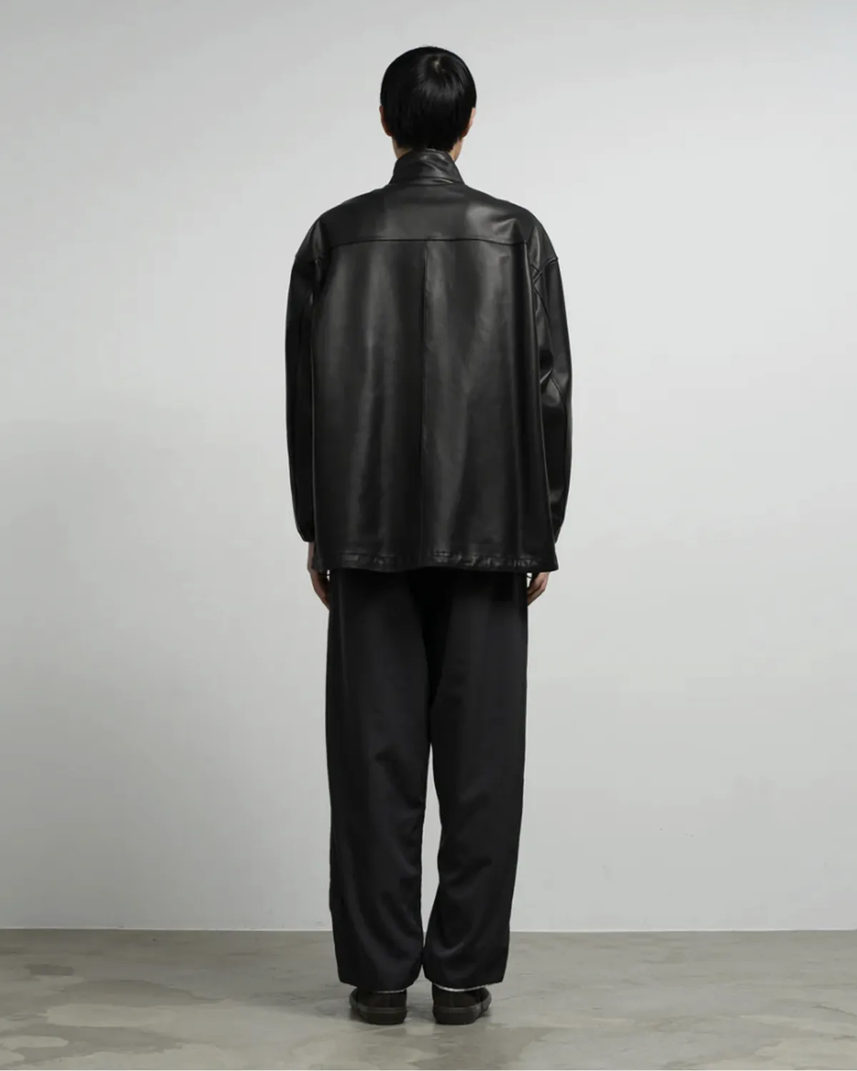 Graphpaper / Lamb Leather Track Jacket (GM261-30404)