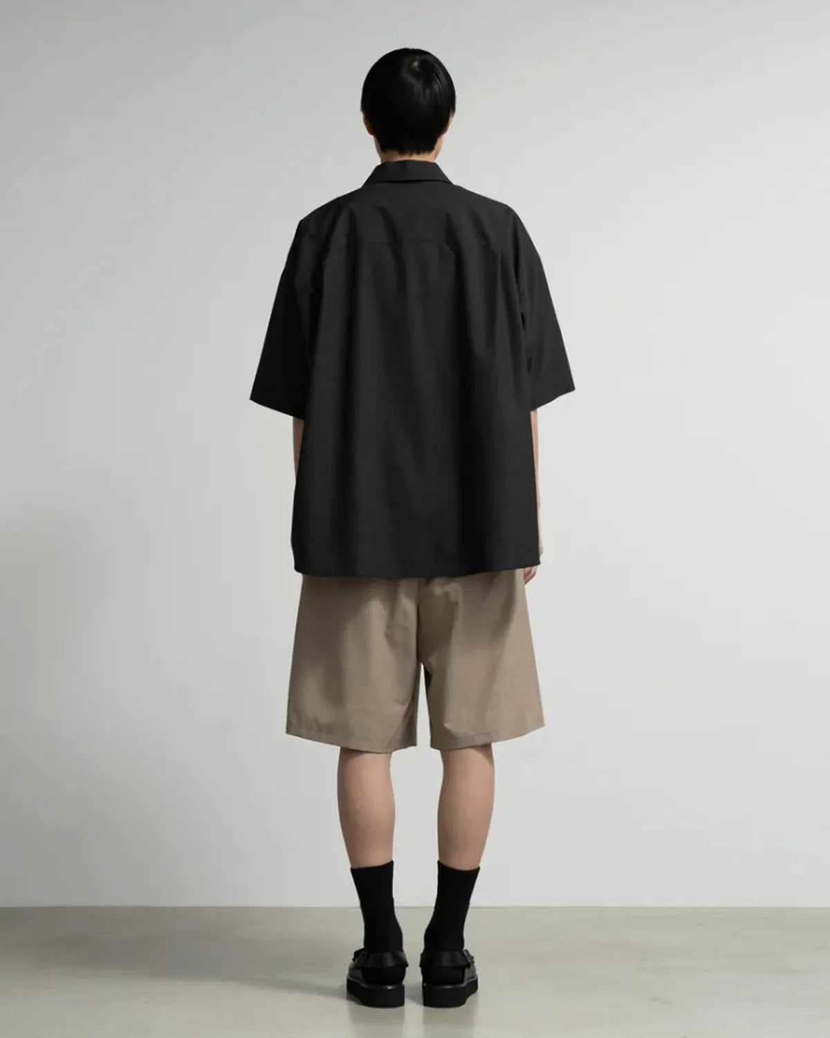 Graphpaper / Fine Wool Heather Drawstring Track Shorts (GM261-40323)