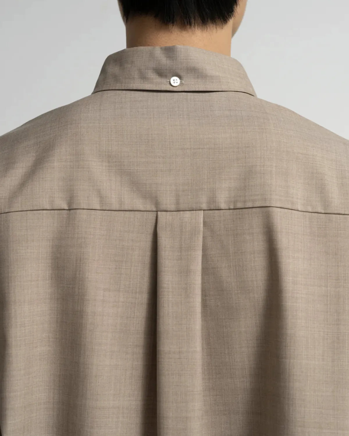 Graphpaper / Fine Wool Heather Oversized L/S B.D. Shirt (GM261-50318)