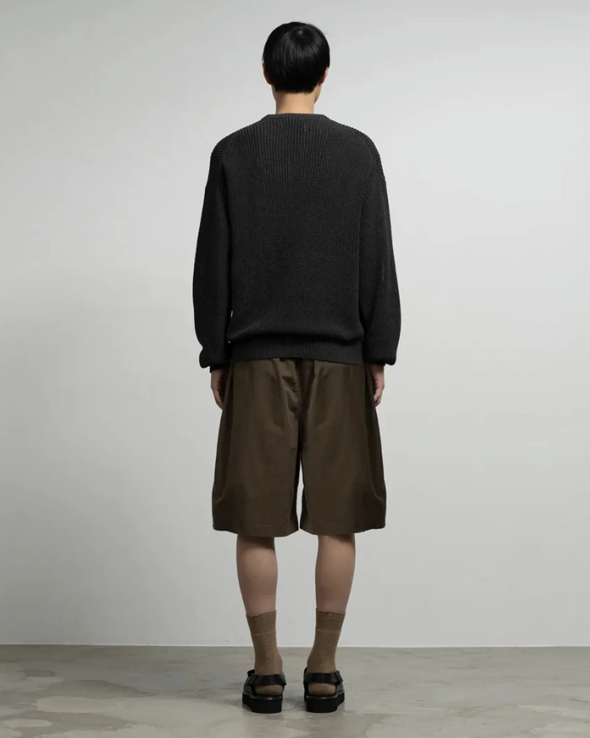 Graphpaper / Cotton Wool Poplin Oversized Shorts (GM261-40309)