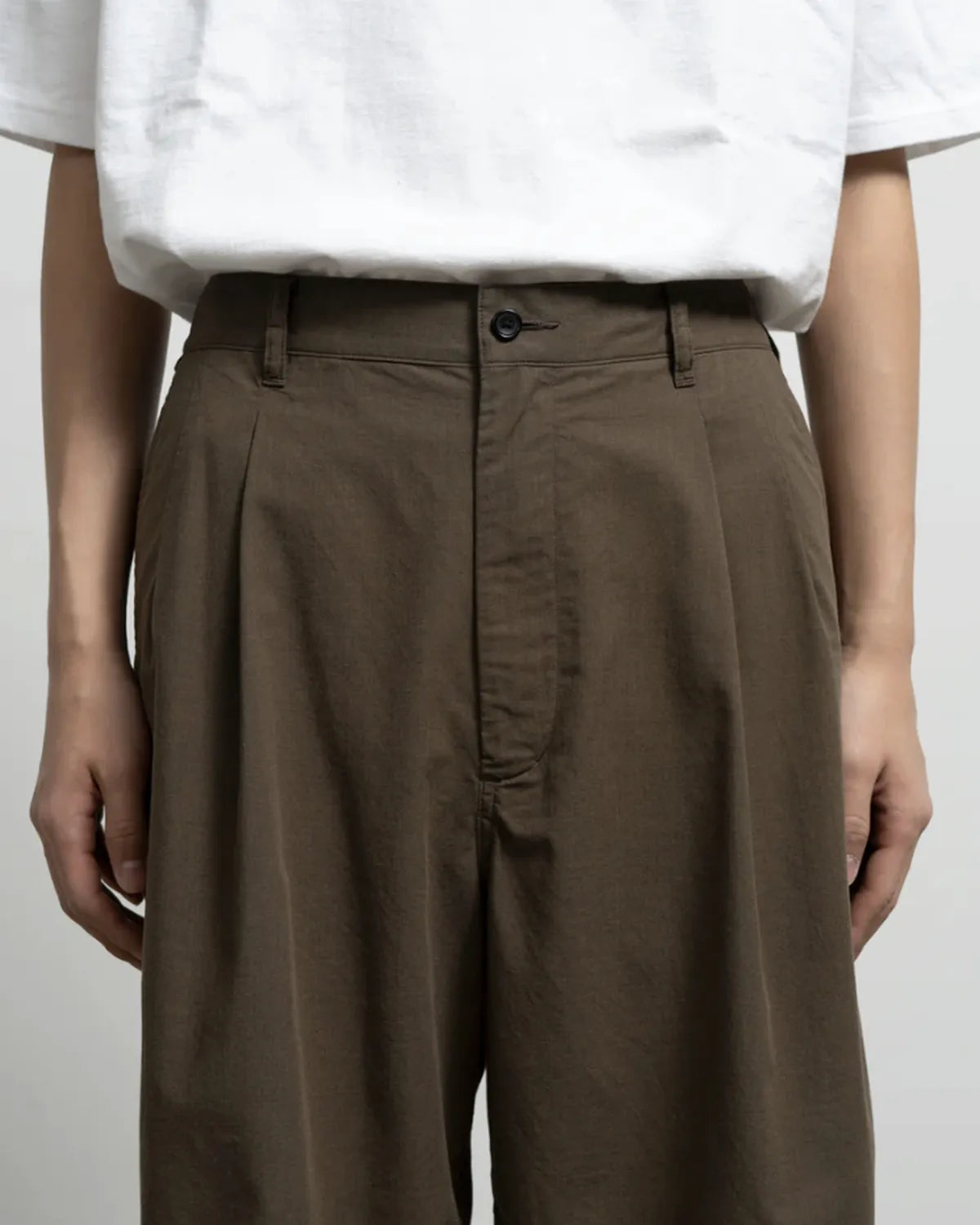 Graphpaper / Cotton Wool Poplin Oversized Shorts (GM261-40309)