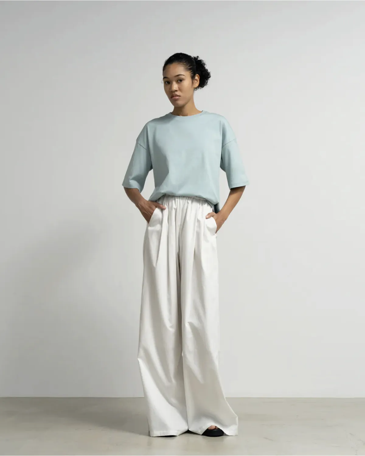 Graphpaper / Tri Spun Cotton Crew Neck Tee (GL261-70352)