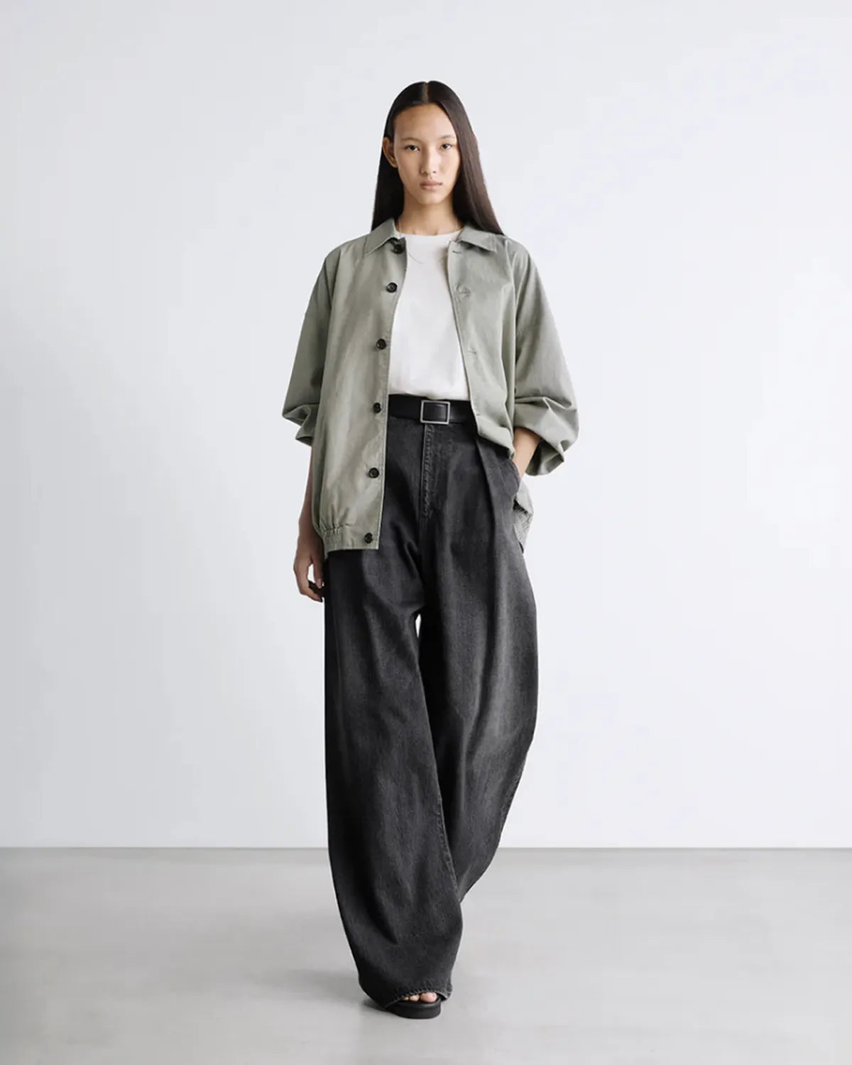 Graphpaper / Tri Spun Cotton Crew Neck Tee (GL261-70352)