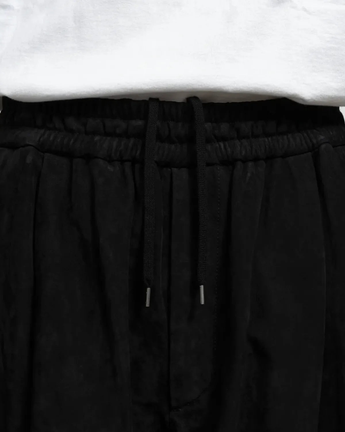 Graphpaper / Cow Nubuck Leather Wide Shorts (GM261-40408)