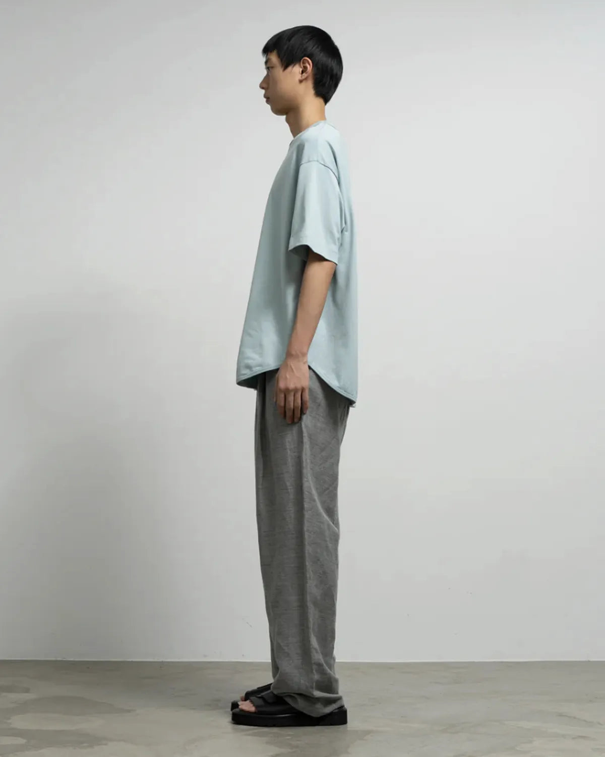 Graphpaper / Tri Spun Cotton Crew Neck Binder S/S Tee (GM261-70348)