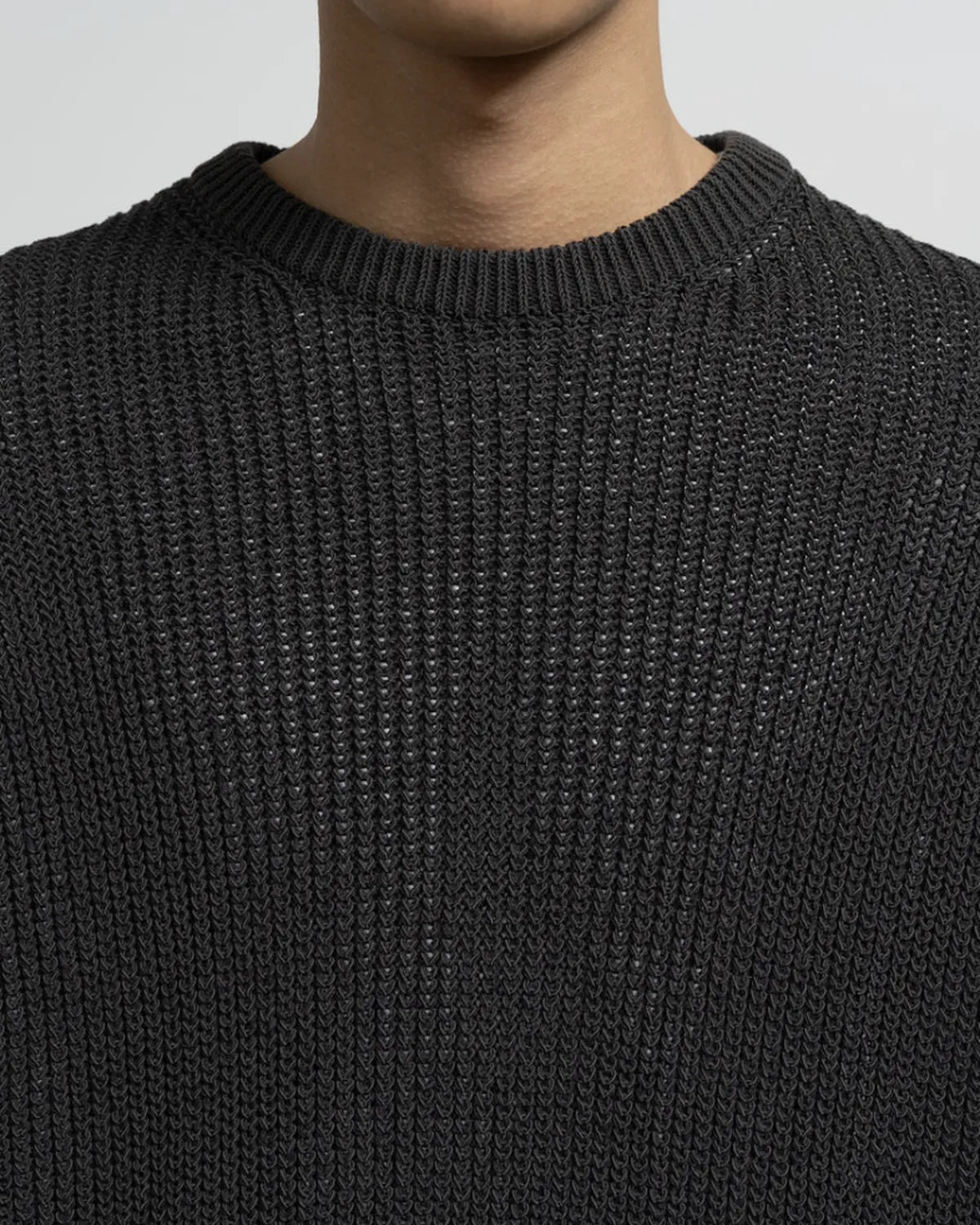 Graphpaper / Coiled Wool Nylon Crew Neck Knit (GM261-80433)