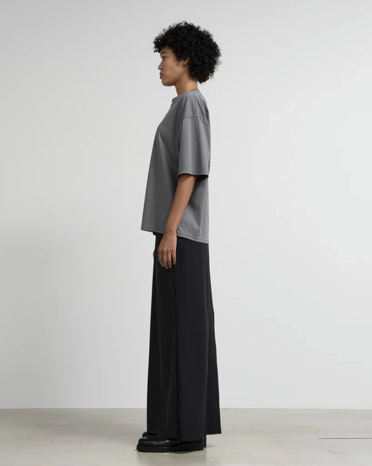 Graphpaper / Fine Smooth Crew Neck Tee (GL261-70092B)