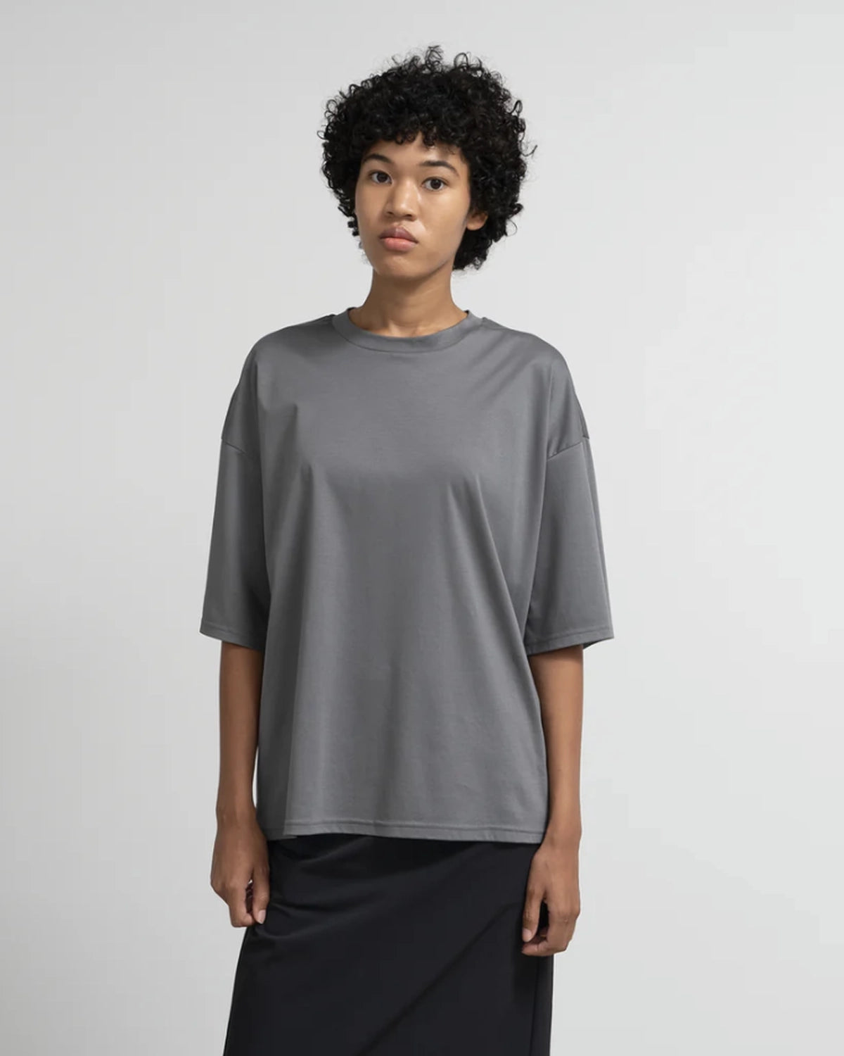 Graphpaper / Fine Smooth Crew Neck Tee (GL261-70092B)