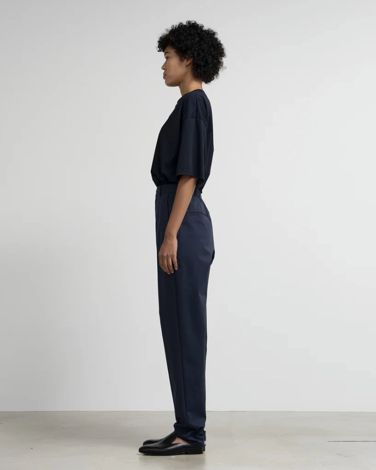 Graphpaper / Fine Smooth Crew Neck Tee (GL261-70092B)