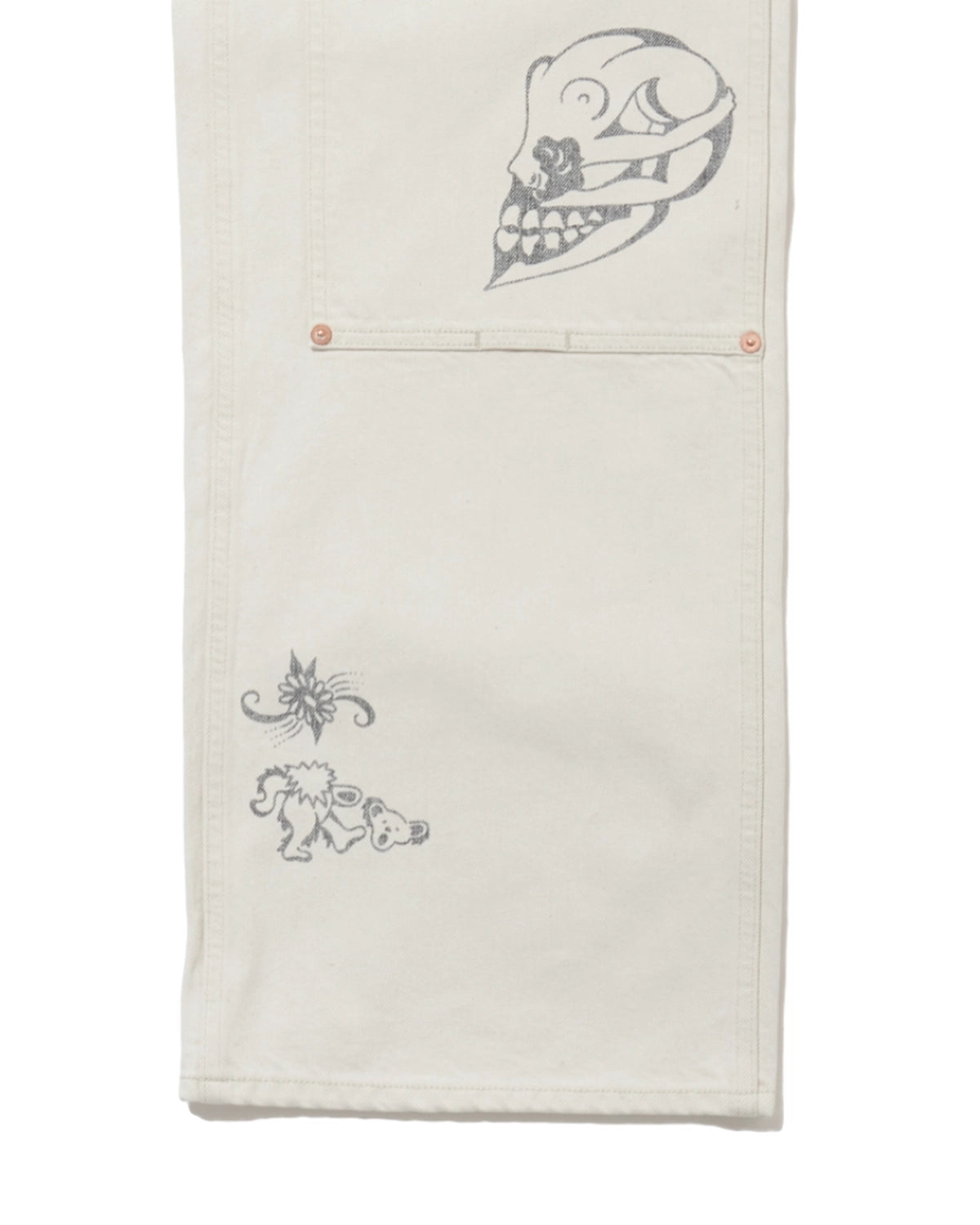 SUGARHILL × TATTOO STUDIO YAMADA / TATTOO FLASH PRINT MODERN DENIM PAINTER (26440417)