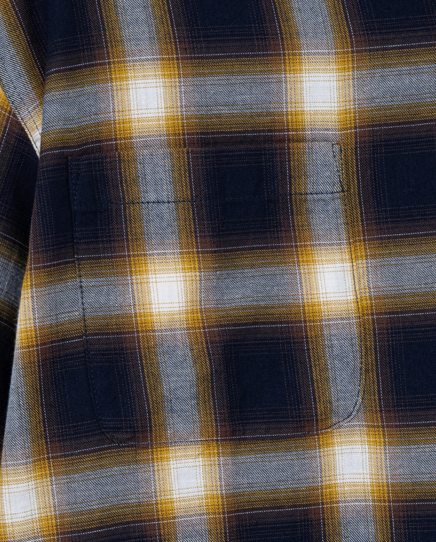 BEDWIN & THE HEARTBREAKERS / FIVE BROTER Ex. L/S CHECK SHIRT "VIN" (26SB1762)