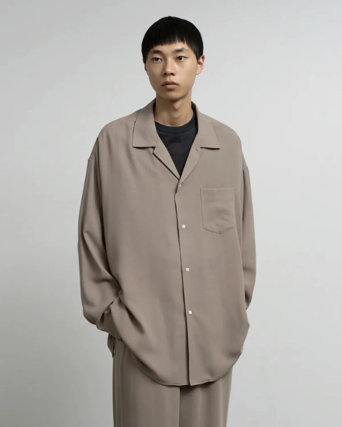 Graphpaper / Viscose Viyella L/S Sleeping Shirt (GM261-50456)