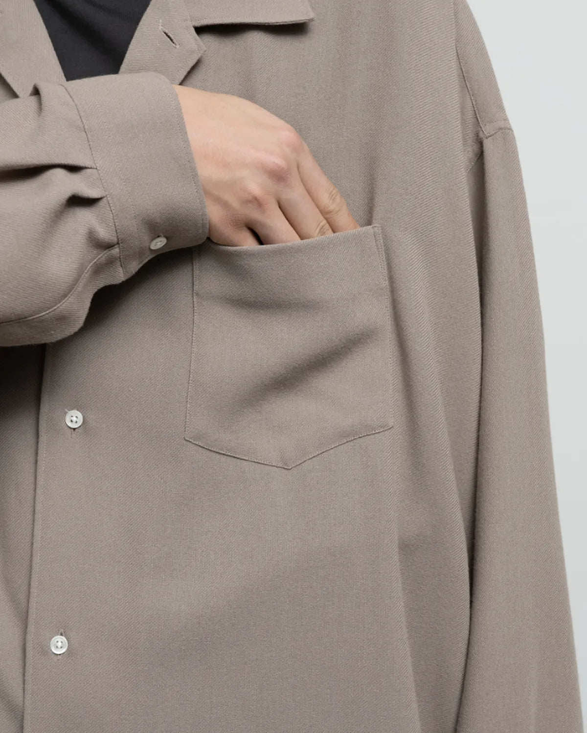 Graphpaper / Viscose Viyella L/S Sleeping Shirt (GM261-50456)