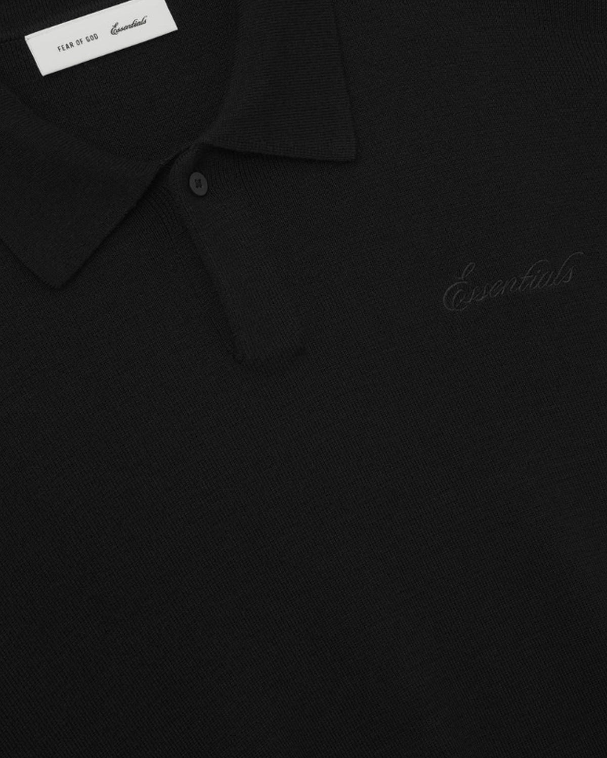 ESSENTIALS / SIGNATURE 3/4 SLEEVE 90'S KNIT POLO (192SP266961F)