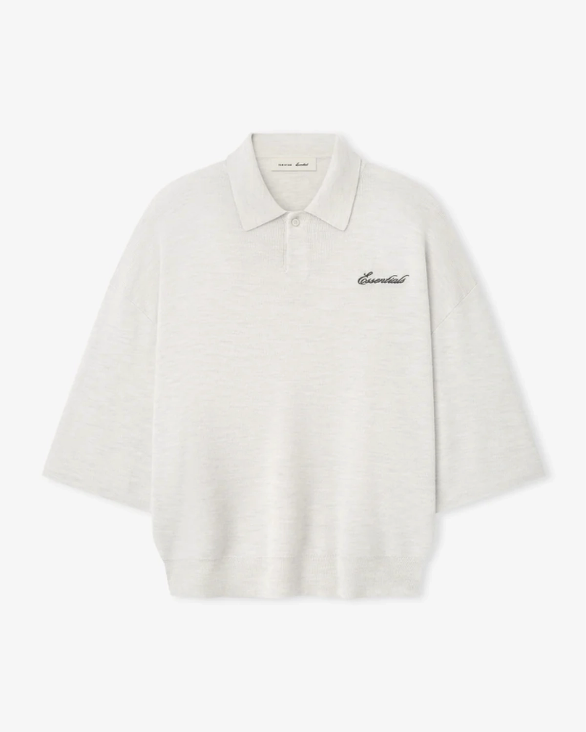 ESSENTIALS / SIGNATURE 3/4 SLEEVE 90'S KNIT POLO (192SP266961F)
