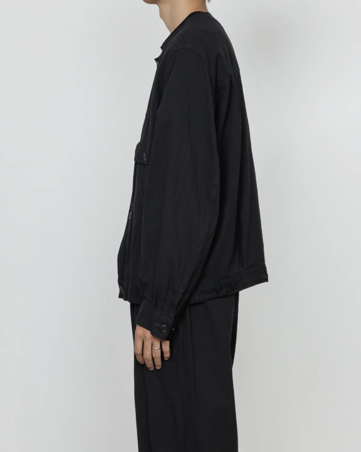 marka / NO COLLAR TRUCKER JACKET (M26A16BL01C)