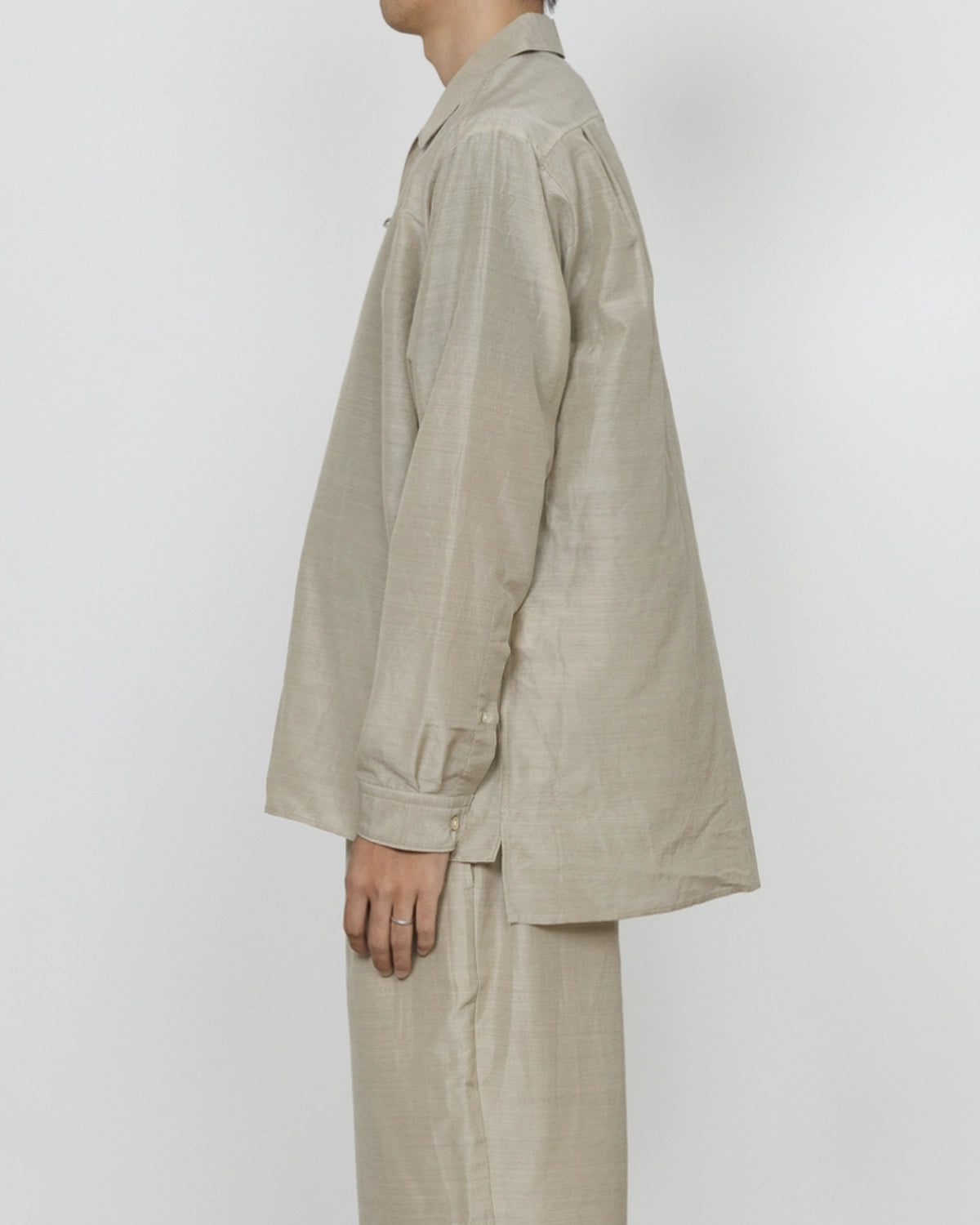 marka / Wool Silk Feather Cloth / Stroll Around Jacket (M26A15SH01C)