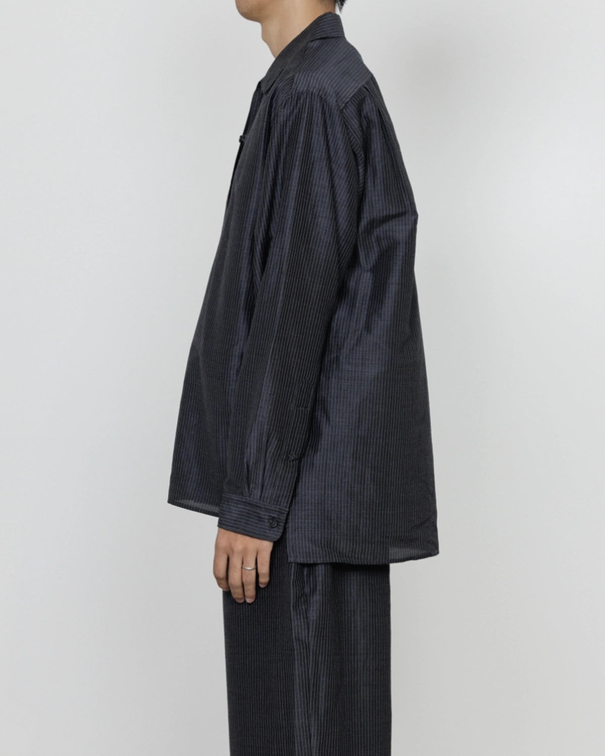 marka / Wool Silk Feather Cloth / Stroll Around Jacket (M26A15SH01C)