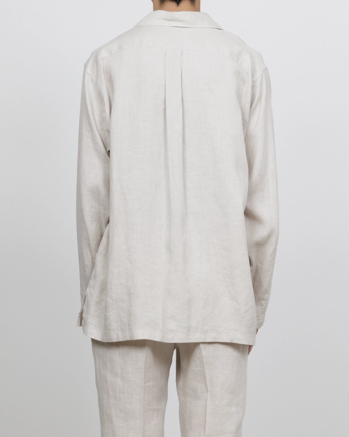 MARKAWARE / Hemp Shirting Comfort Fit Open Collar Shirt (A26A22SH02C)