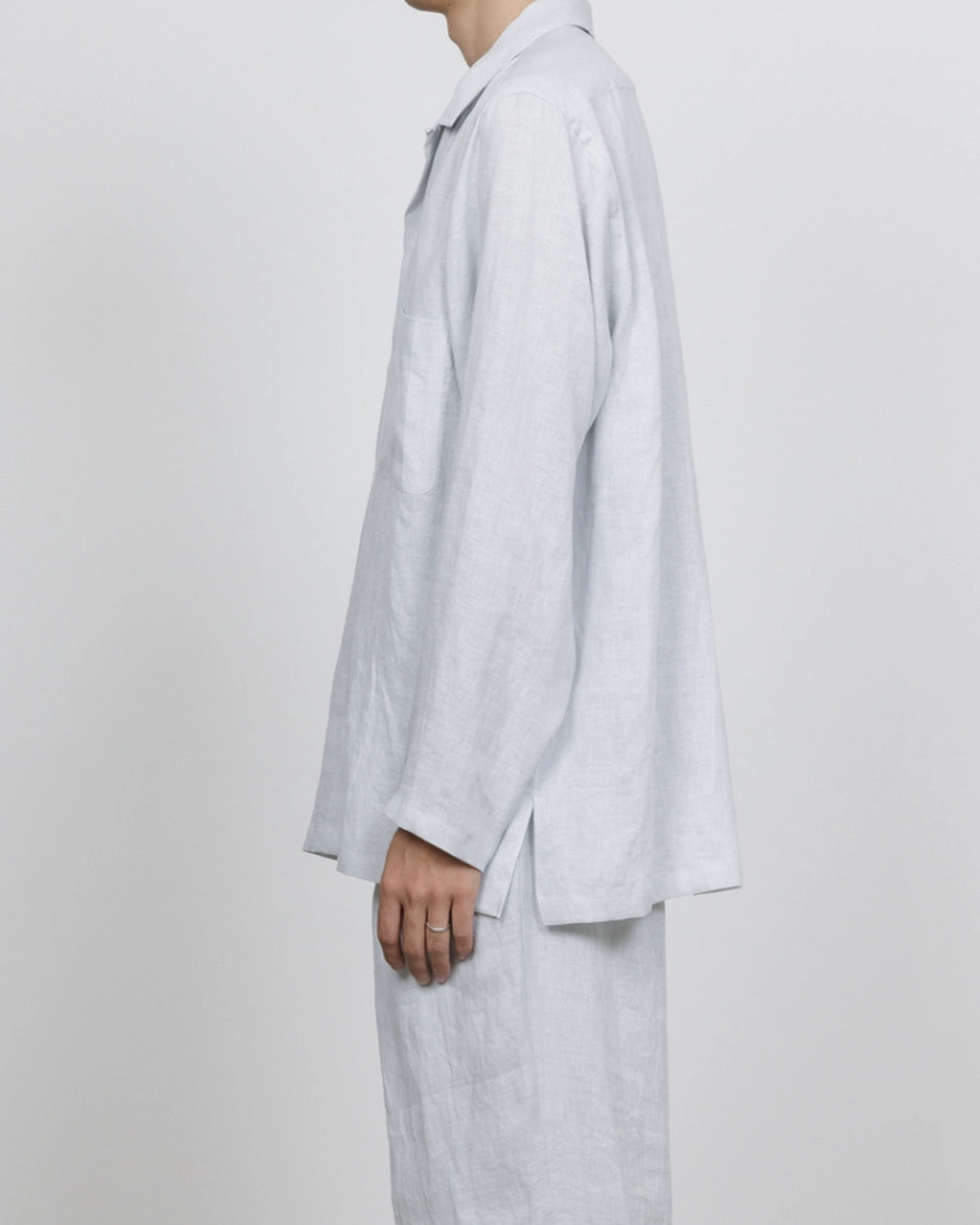 MARKAWARE / Hemp Shirting Comfort Fit Open Collar Shirt (A26A22SH02C)