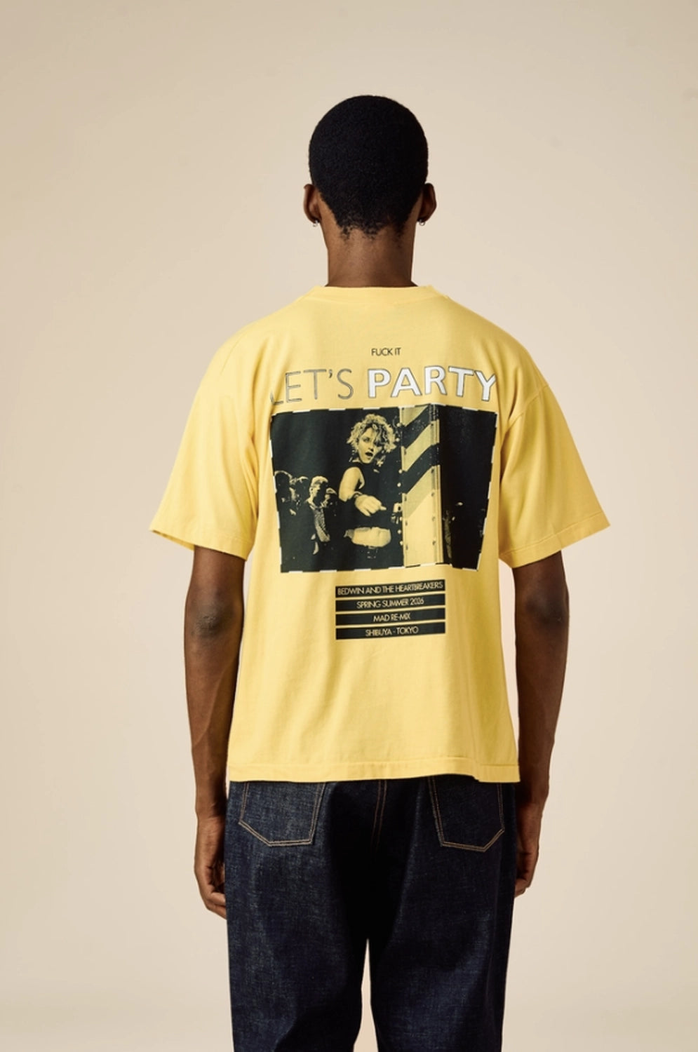 BEDWIN & THE HEARTBREAKERS / S/S PRINTED TEE "Lets Party" (26SB2246)