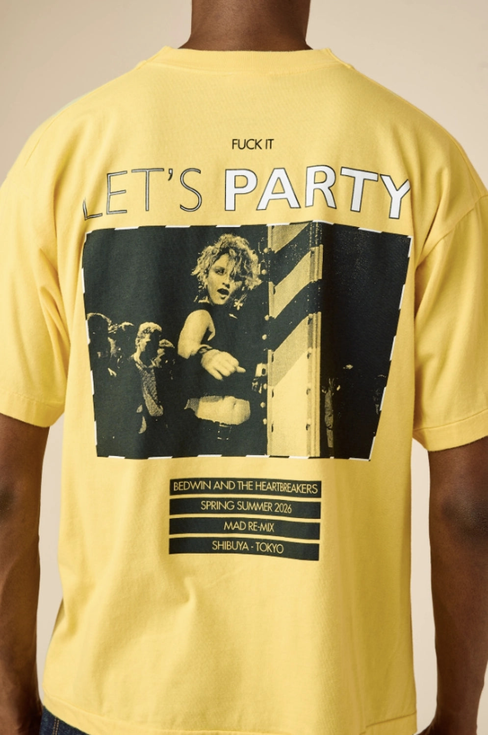 BEDWIN & THE HEARTBREAKERS / S/S PRINTED TEE "Lets Party" (26SB2246)
