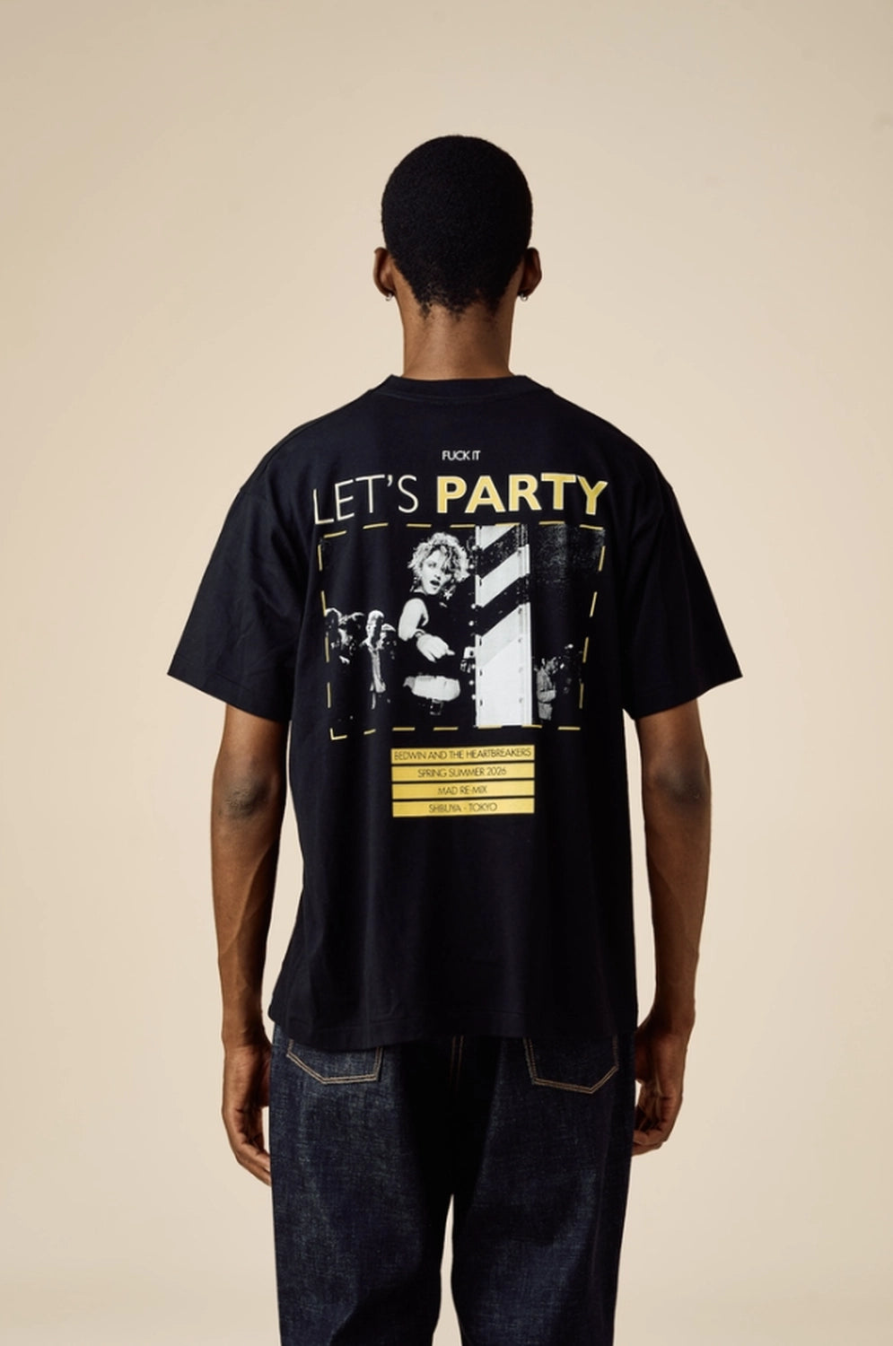 BEDWIN & THE HEARTBREAKERS / S/S PRINTED TEE "Lets Party" (26SB2246)
