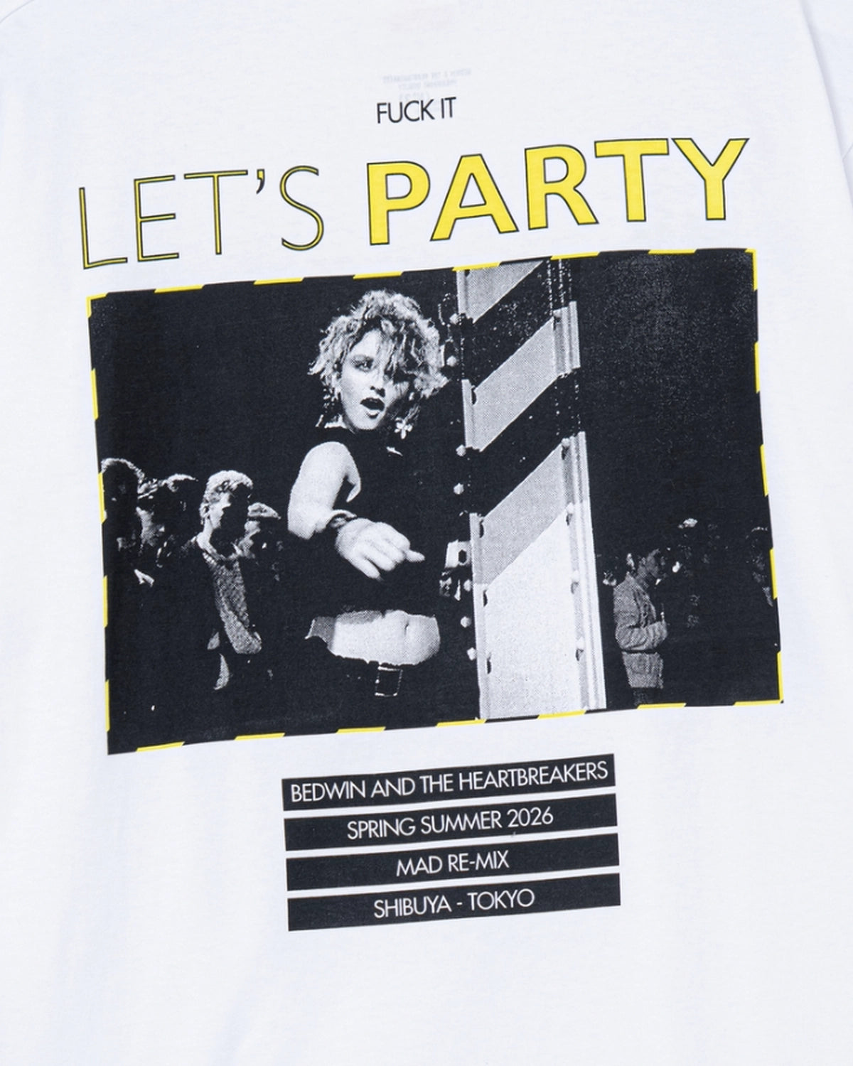 BEDWIN & THE HEARTBREAKERS / S/S PRINTED TEE "Lets Party" (26SB2246)